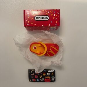 NEW 2024 McDonald's Mini Crocs Keychain Happy Meal Toy